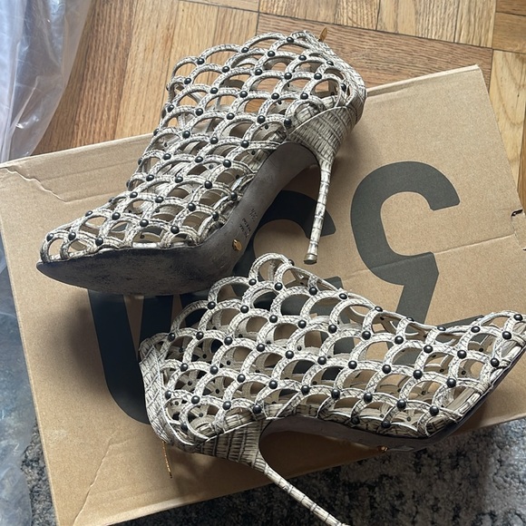 Sergio Rossi Cage Heels - 38.5 - Picture 3 of 6
